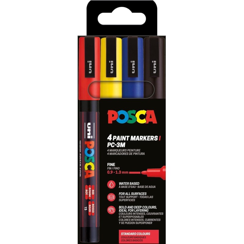 Set Rotuladores PC-3M Posca